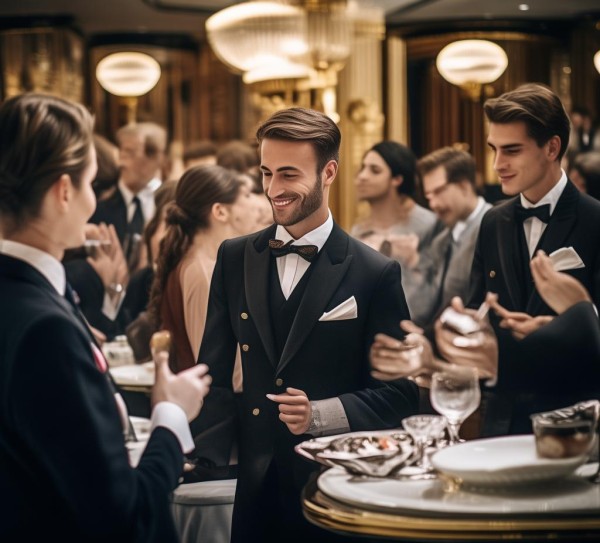 情景剧，酒店服务礼仪的精彩呈现，让观众身临其境。